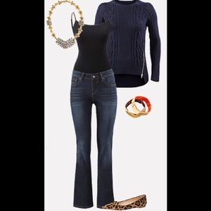 💋👖👠CAbi GALAXY WASH CURVY SLIM BOOT👠👖💋